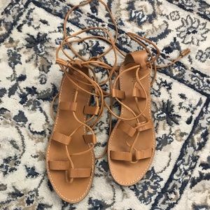 Madewell Boardwalk Lace Up Sandal